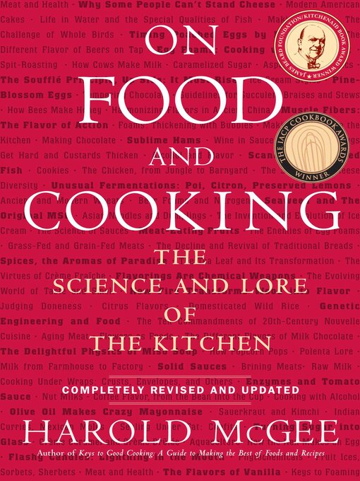 Title details for On Food and Cooking by Harold McGee - Available